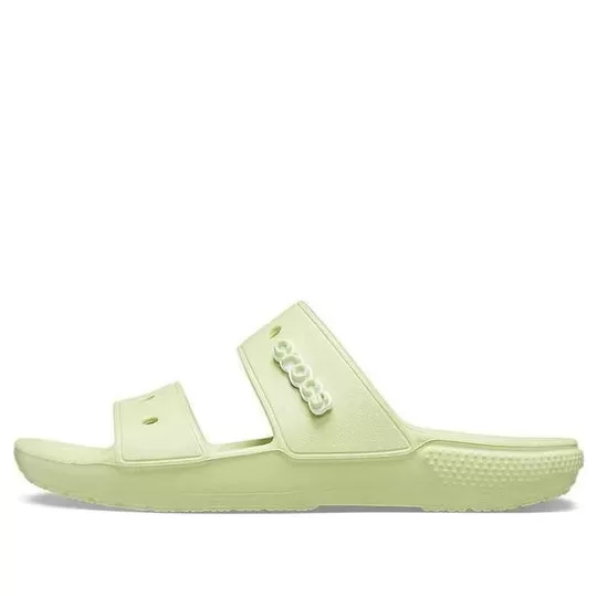 Crocs Classic Clog Chinelos aconchegantes unissex cinza verde