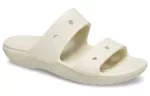 Crocs Classic Clog Chinelos brancos unissex aconchegantes
