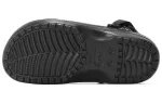 Crocs Classic Clog Cozy Respirável Beach Sandálias Pretas