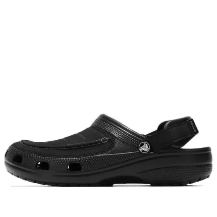 Crocs Classic Clog Cozy Respirável Beach Sandálias Pretas