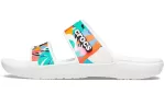 Crocs Classic Clog Cozy Unissex Branco Multicolorido Chinelos ‘Branco’
