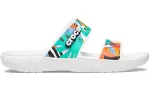 Crocs Classic Clog Cozy Unissex Branco Multicolorido Chinelos ‘Branco’