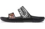 Crocs Classic Clog Cozy Unissex Preto Multicolorido Chinelos ‘Preto’