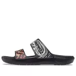 Crocs Classic Clog Cozy Unissex Preto Multicolorido Chinelos ‘Preto’
