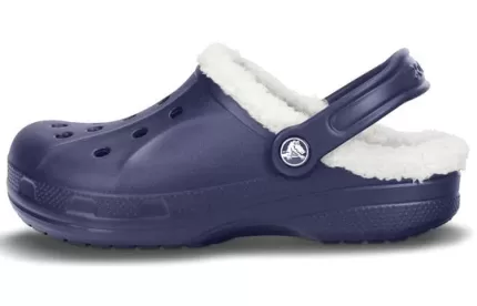 Crocs Classic Clog Crocs Fique quente resistente ao desgaste chinelos unissex azul marinho 16244-49U