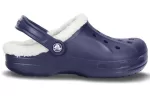 Crocs Classic Clog Crocs Fique quente resistente ao desgaste chinelos unissex azul marinho 16244-49U