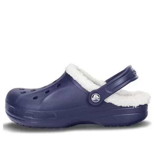 Crocs Classic Clog Crocs Fique quente resistente ao desgaste chinelos unissex azul marinho 16244-49U