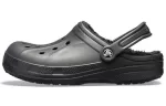 Crocs Classic Clog Crocs Stay Warm Wear-Resistant Sports Unissex Sandálias Pretas 16244-060