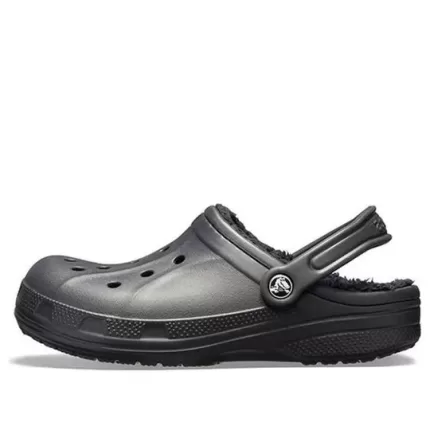 Crocs Classic Clog Crocs Stay Warm Wear-Resistant Sports Unissex Sandálias Pretas 16244-060
