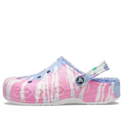 Crocs Classic Clog Crocs Tie Dye Impressão Multicolor Chinelos Unissex