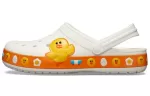 Crocs Classic Clog Line Friends Beach Branco Amarelo Sandálias Unissex ‘White Yellow’