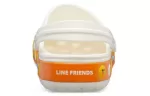 Crocs Classic Clog Line Friends Beach Branco Amarelo Sandálias Unissex ‘White Yellow’