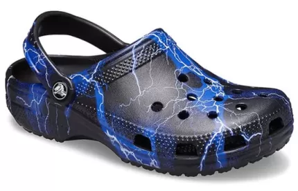 Crocs Classic Clog Pattern Sandálias Pretas