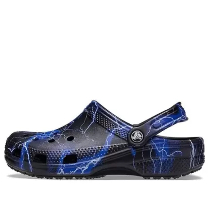 Crocs Classic Clog Pattern Sandálias Pretas