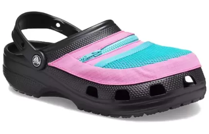 Crocs Classic Clog Pocket Sandálias Preto Rosa