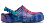 Crocs Classic Clog Tie Dye Impressão Sapato Azul Profundo Unissex