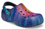 Crocs Classic Clog Tie Dye Impressão Sapato Azul Profundo Unissex