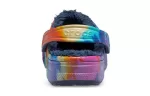 Crocs Classic Clog Tie Dye Impressão Sapato Azul Profundo Unissex