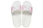 Crocs Classic Corante descolorante Slides ‘Rosa Branco’