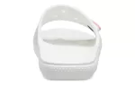 Crocs Classic Corante descolorante Slides ‘Rosa Branco’