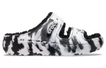 Crocs Classic Cozzzy Sandálias Marmorizadas ‘Black White’ 207907
