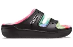 Crocs Classic Cozzzy Spray Dye Sandálias ‘Black Multi’