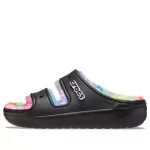 Crocs Classic Cozzzy Spray Dye Sandálias ‘Black Multi’