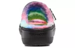 Crocs Classic Cozzzy Spray Dye Sandálias ‘Black Multi’