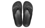 Crocs Classic Crocs Flip Chinelos Casuais Unissex Preto