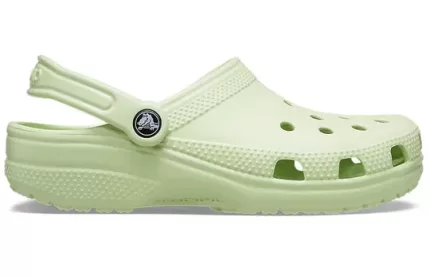Crocs Classic Crocs Praia Unissex Cinza Verde Sandálias 10001-335