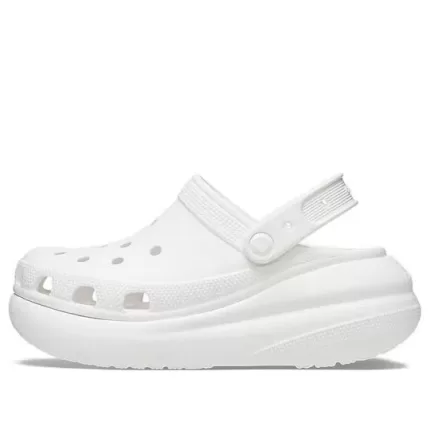 Crocs Classic Entupimento de esmagamento ‘Branco’