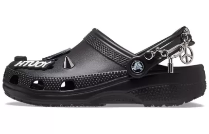 Crocs Classic Feel The Positivity Casual Unissex Sandálias Pretas
