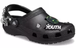 Crocs Classic Feel The Positivity Casual Unissex Sandálias Pretas