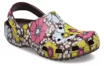 Crocs Classic Floral retrô Clogs ‘Amarelo Rosa’