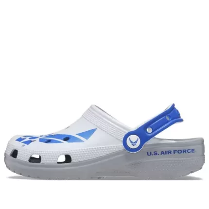 Crocs Classic Força Aérea dos EUA Clogs ‘Branco Azul Cinza’ 207752