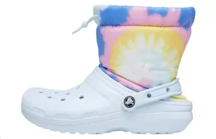 Crocs Classic Forrado Neo Puff Boots ‘Tie Dye Mineral Azul’
