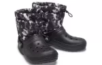 Crocs Classic Forrado Neo Puff Tie Dye Boots ‘Preto Branco’