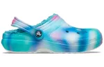 Crocs Classic Forrado Solarizado Clogs ‘White Blue Aqua’