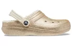 Crocs Classic Forrado com brilho Clogs ‘Ouro’ 504271