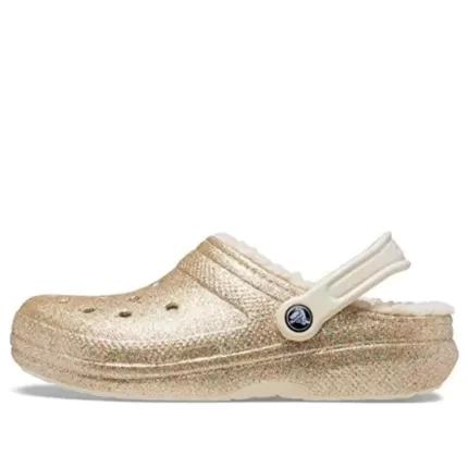 Crocs Classic Forrado com brilho Clogs ‘Ouro’ 504271