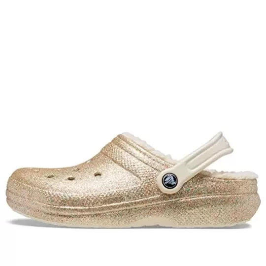 Crocs Classic Forrado com brilho Clogs ‘Ouro’ 504271