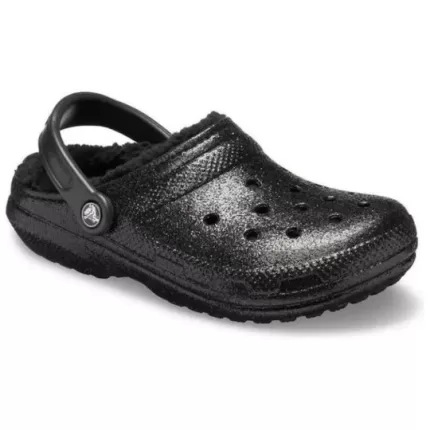 Crocs Classic Forrado com glitter Clogs ‘Preto’ 205842001