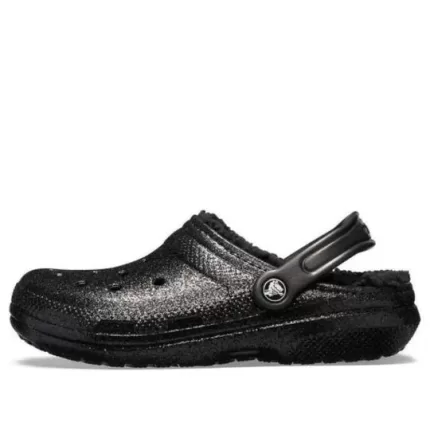 Crocs Classic Forrado com glitter Clogs ‘Preto’ 205842001