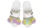 Crocs Classic Fur Sure 2 tiras Sandálias ‘Brancas’