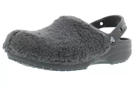 Crocs Classic Fuzz Mania Clogs ‘Cinza Ardósia’