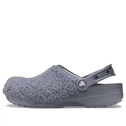 Crocs Classic Fuzz Mania Clogs ‘Cinza Ardósia’