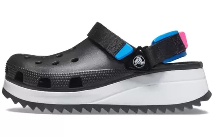 Crocs Classic Hiker Clog Sports Preto Azul Vermelho Sandálias ‘Black Blue Red’