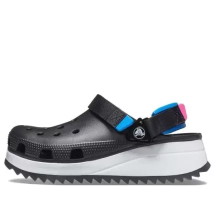 Crocs Classic Hiker Clog Sports Preto Azul Vermelho Sandálias ‘Black Blue Red’