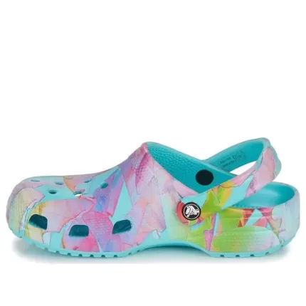 Crocs Classic Impressão palmar Clogs ‘Netuno Multi’