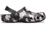 Crocs Classic Impresso Clogs ‘Preto Rosa’